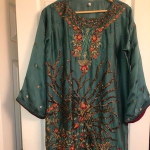 Pakistani Indian Dress Salwar Kameez Kurta